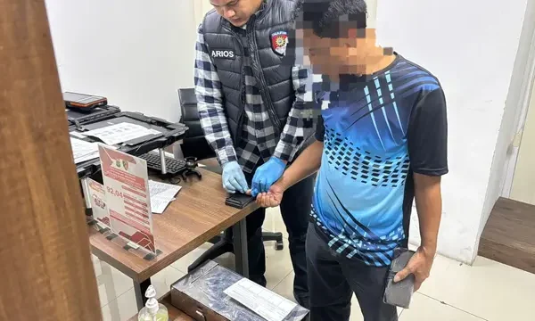 Sebanyak 16 orang terjaring dalam Operasi Berantas Jaya 2025 yang digelar Polres Bandara Soekarno Hatta selama satu pekan terakhir. (Pramita Tristiawati).