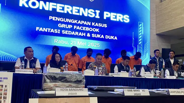 Bareskrim Polri telah menangkap enam orang terkait kasus grup Facebook Fantasi Sedarah yang ditangkap di berbagai tempat terpisah di Jawa dan Sumatera. ( Istimewa).