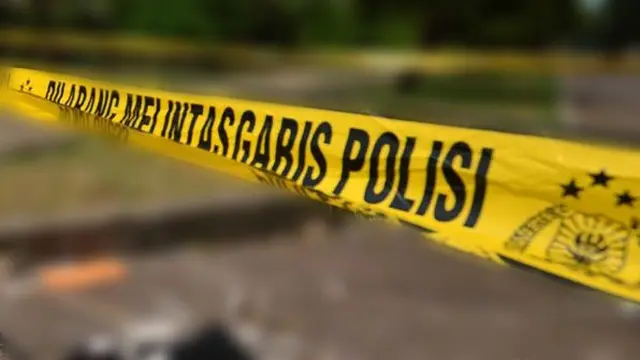 ilustrasi garis polisi. (Merdeka)